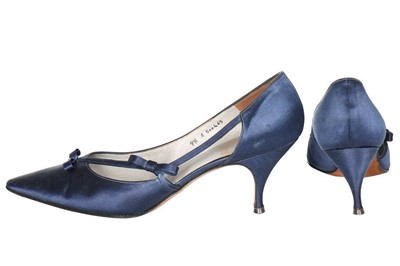 Lot 111 - Two pairs of Dior shoes, early-mid 1960s, both...
