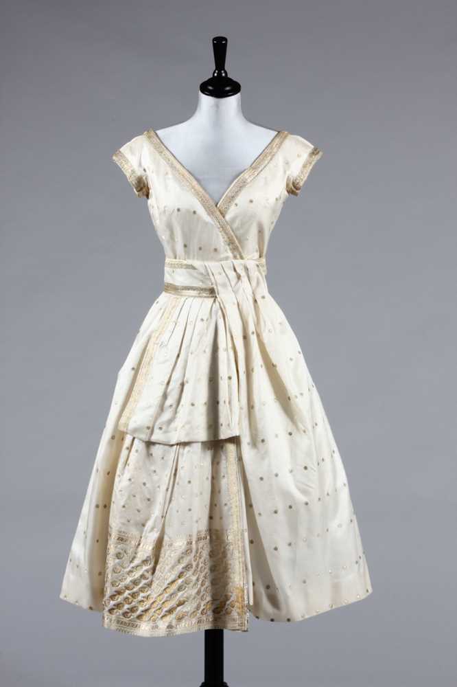 Lot 418 - A sari silk cocktail dress, similar to the...