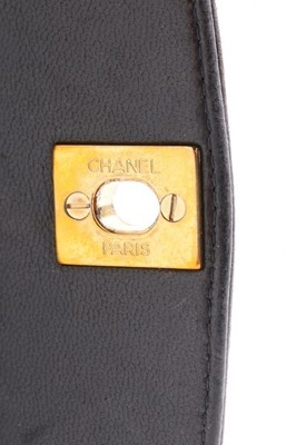 Lot 3 - A Chanel quilted brown lambskin leather 'Diana'...