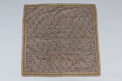 Lot 535 - A woven termeh panel, Persian, 19th century,...