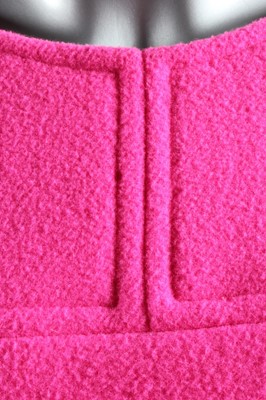 Lot 20 - A Marshall Field & Sons bubble-gum pink wool...