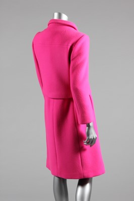 Lot 20 - A Marshall Field & Sons bubble-gum pink wool...