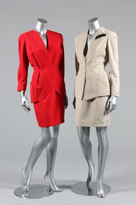 Lot 10 - Two Thierry Mugler suits, early 1990s,...