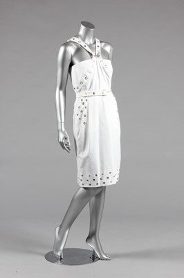 Lot 446 - A Jean Paul Gaultier white cotton cocktail...