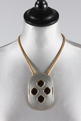 Lot 17 - A Pierre Cardin futurist pendant, late 1960s,...