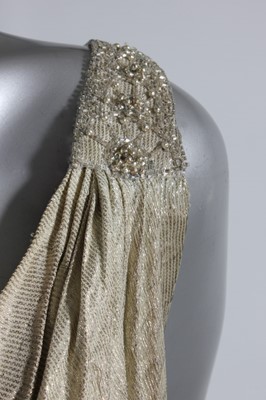 Lot 23 - A Madame Handley Seymour couture gold and...