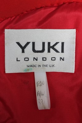 Lot 75 - A Yuki red jersey dress/tunic, Autumn-Winter...
