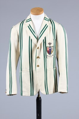 Lot 93 - A Cambridge college striped blazer, 1927,...