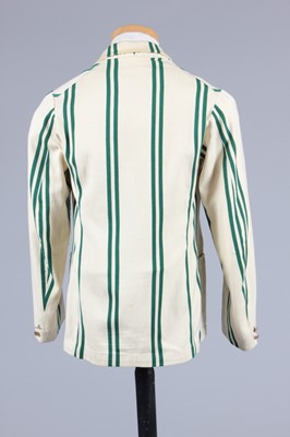 Lot 93 - A Cambridge college striped blazer, 1927,...