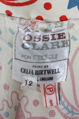 Lot 96 - A good Ossie Clark/Celia Birtwell 'Delaware'...