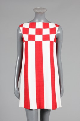 Lot 105 - A Guy Laroche couture red and white striped...