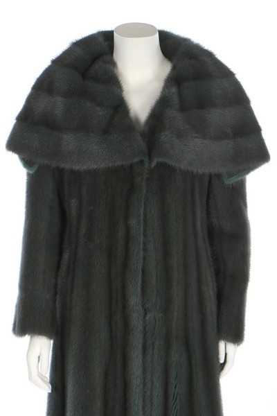 Lot 71 - A Fendi sea-green mink fur coat, 2000s,...