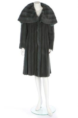 Lot 71 - A Fendi sea-green mink fur coat, 2000s,...