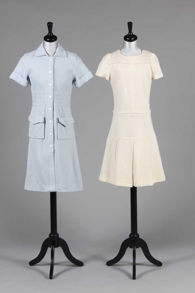 Lot 58 - Andre Courreges dresses dating from the early...