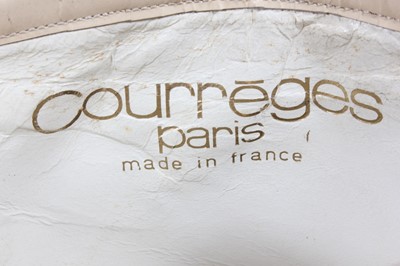 Lot 59 - A rare pair of Andre Courreges men's cream...
