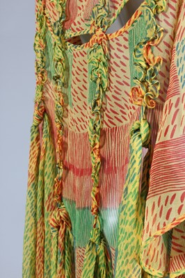 Lot 113 - An Ossie Clark/Celia Birtwell printed chiffon...