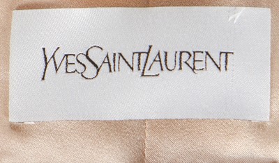 Lot 79 - An Yves Saint Laurent woven golden mink fur...