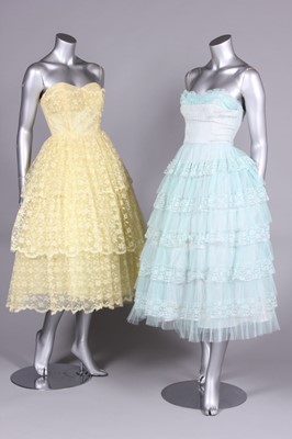 Lot 126 - Four summery 1950s prom dresses, comprising...