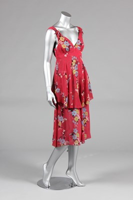 Lot 127 - An Ossie Clark for Radley floral printed...
