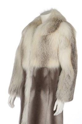 Lot 74 - An Yves Saint Laurent arctic fox fur coat,...