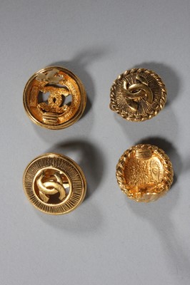 Lot 145 - Five pairs of Chanel ear-rings, 1980-90s, all...