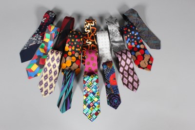 Lot 149 - A group of fifteen ties, 1960s-80s, mainly...