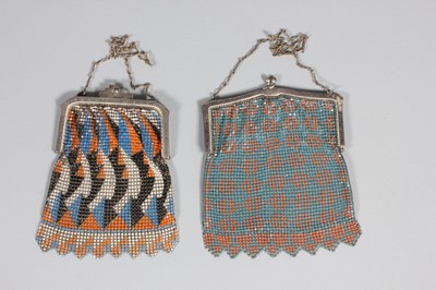 Lot 172 - Art-deco mesh bags, late 20s-early 30s,...