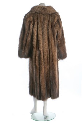 Lot 69 - A Manfred Richter fish marten fur coat,...