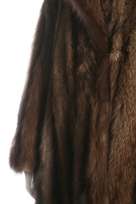 Lot 69 - A Manfred Richter fish marten fur coat,...