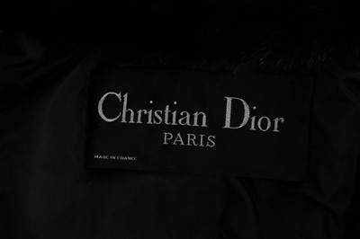 Lot 64 - A Christian Dior couture full-length dark...