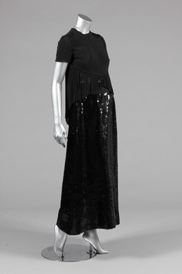 Lot 257 - An Yves Saint Laurent black crepe top and...