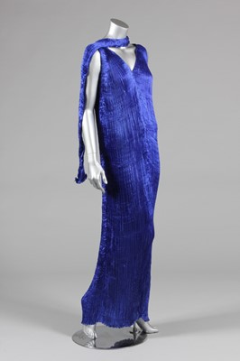 Lot 303 - A Patricia Lester cobalt blue 'Delphos' style...