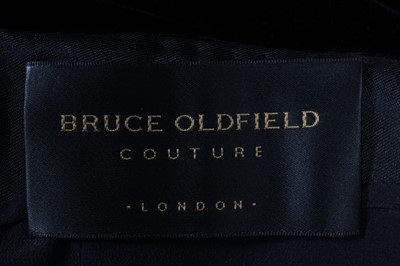 Lot 294 - A Bruce Oldfield couture black velvet 'flapper'...