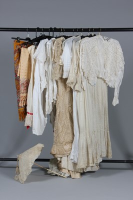 Lot 10 - A group of whitework, summer clothes and...