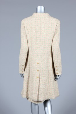 Lot 23 - A Chanel wool coat and matching skirt, circa...