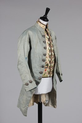 Lot 44 - A group of 18th century male dress circa 1790,...