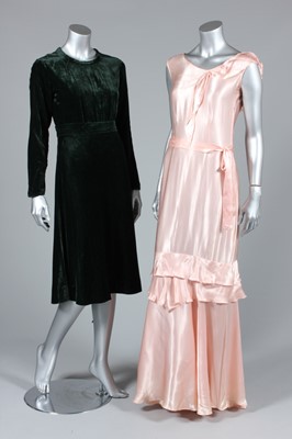 Lot 45 - A group of mainly 1930s dresses and...