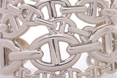 Lot 54 - An Hermès 'Chaîne d'Ancre' sterling silver...