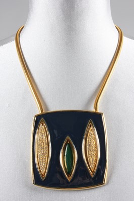 Lot 25A - A Pierre Cardin enamelled pendant, late 1960s,...