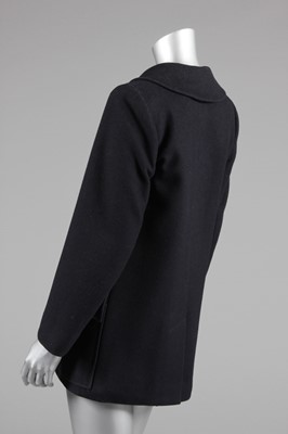 Lot 132 - Diana Vreeland's Saint Laurent navy wool pea...
