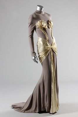 Lot 147 - A fine Thierry Mugler Cleopatra-style pleated...