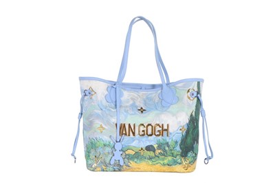 Louis Vuitton 2017 Masters Collection Neverfull MM Van Gogh - Blue