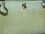 Lot 9 - An Hermès caramel lizard Kelly bag, 1996,...