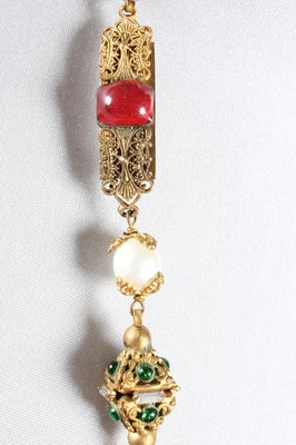 Lot 28 - A brooch/pendant, probably Goossens for Chanel, circa 1960