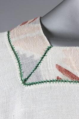 Lot 43 - A rare Omega Workshop blouse, circa 1914, of...