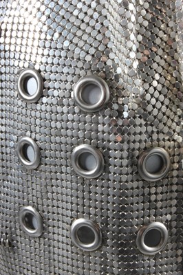 Lot 180 - A Paco Rabanne chainmail halterneck bodice and...