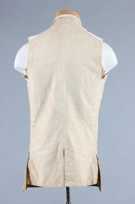 Lot 32 - A gentleman's embroidered satin waistcoat,...