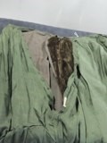 Lot 39 - A Redfern sage green velvet walking suit,...
