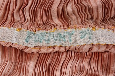 Lot 64 - A Mariano Fortuny copper silk Delphos gown,...