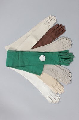 Lot 25 - A collection of gloves, originally belonging...